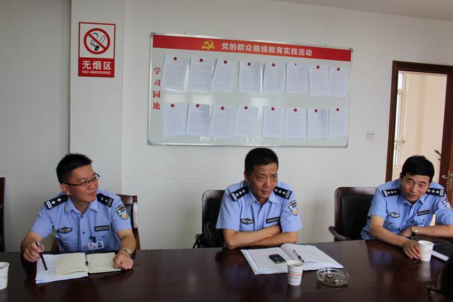 省厅车管所吴良副所长到支队车管所调研指导车检改革工作