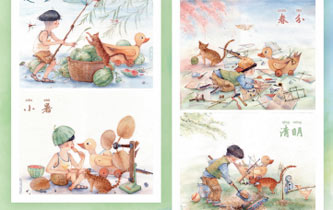 &ldquo;二十四節氣&rdquo;小清新漫畫走紅