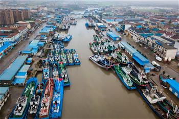 台风&ldquo;安比&rdquo;过境江苏启东