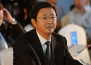 北京朝阳常务副区长甘靖中发言