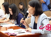 中央电视台记者提问