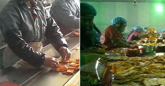 "史上最牛零食"辣条被指生产环境肮脏(图)