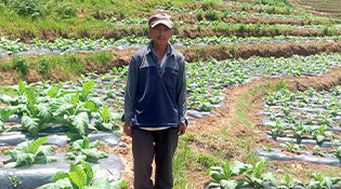 双江县南摆河村组的致富模范&mdash;&mdash;赵发华