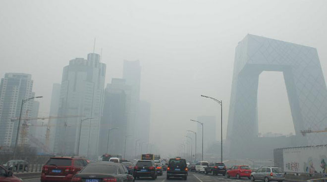 三大因素致京津冀雾霾突然加重 27日大风或“吹散”