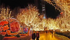 天津璀璨燈光迎元宵