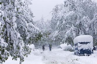 摩爾多瓦降春雪