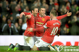英超-鲁尼范佩西马塔建功 曼联3-0利物浦