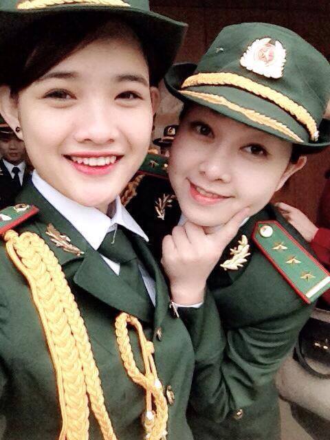 越南美丽女兵不一样的风采