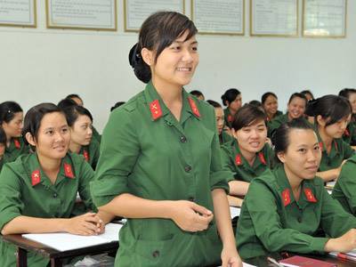 越南美丽女兵不一样的风采