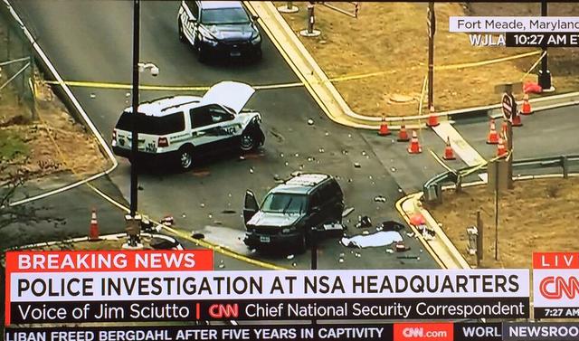 外媒：美国家安全局总部遭袭击 现场发生枪击