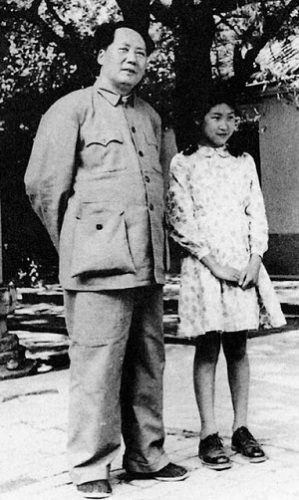 毛泽东与女儿李敏