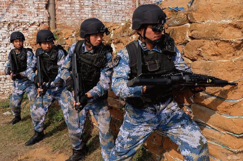 【猛图】我海军陆战队再秀战略大枪 打巷战的好帮手