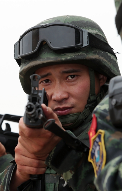 武警北京总队特战大队特战二队副队长刘洋