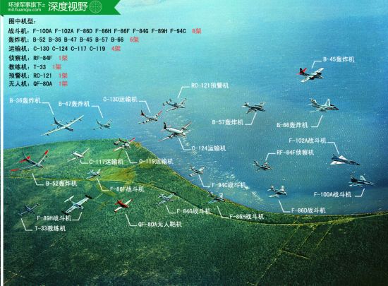 史上最强战机编队:不同型号多到超乎你想象