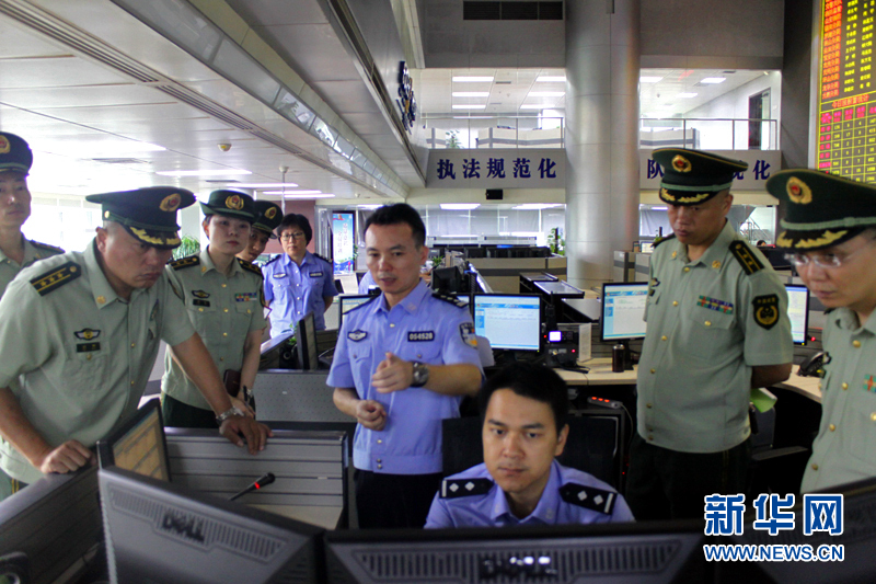 广东边防六支队官兵到深圳市公安局参观见学