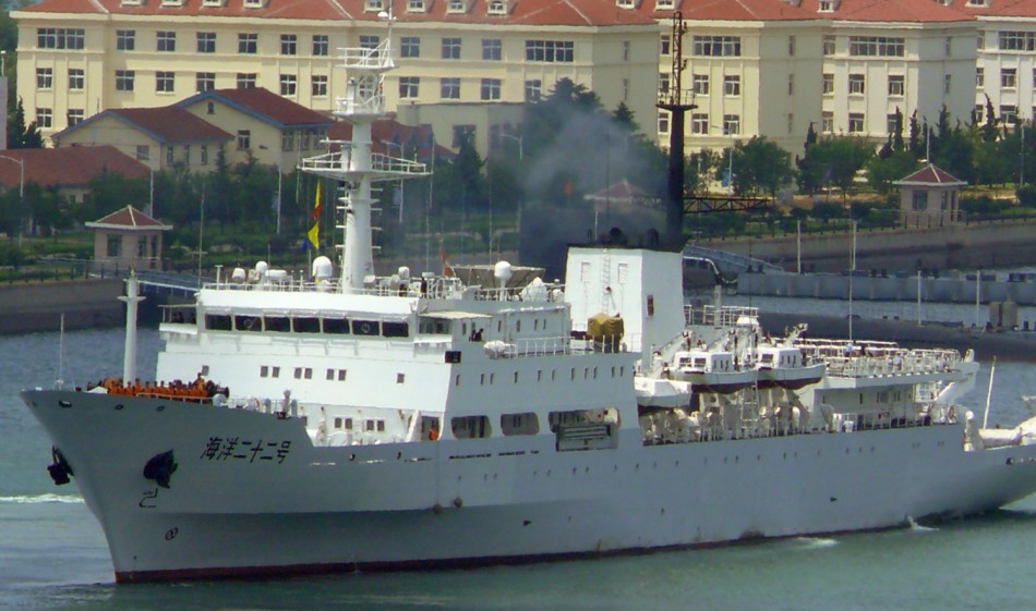 高清:网曝中国636A型中远海测量船