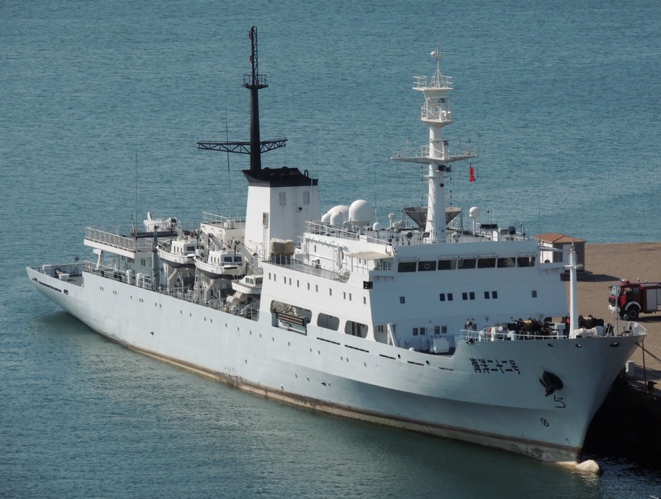 高清:网曝中国636A型中远海测量船【6】