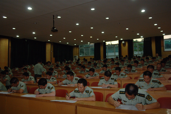 武警8730部队多管齐下大练干部基本功