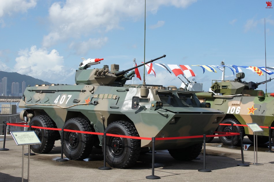 高清:细看驻港部队92B步战很不一样【7】