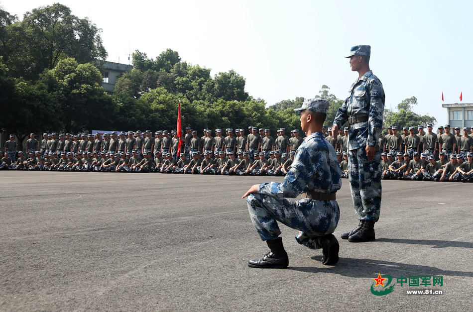 锻造合格兵教头 成空接训新兵带兵骨干集训开