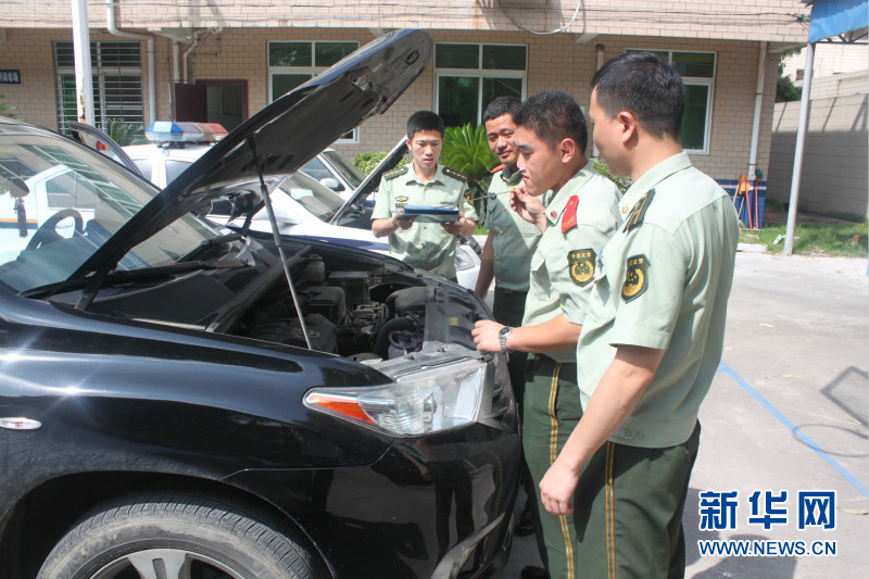 福建泉州深埕边防派出所管训结合强化车辆安全管理