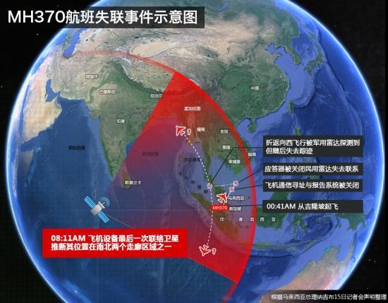 马航MH370事件回放 :失联一年多 搜寻未间断