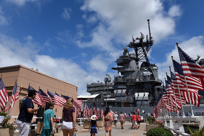 探访密苏里号战列舰：日本投降仪式的举办地