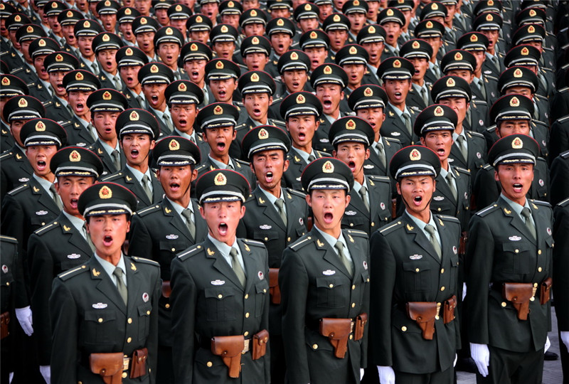 壮观!历次国庆阅兵步兵集锦