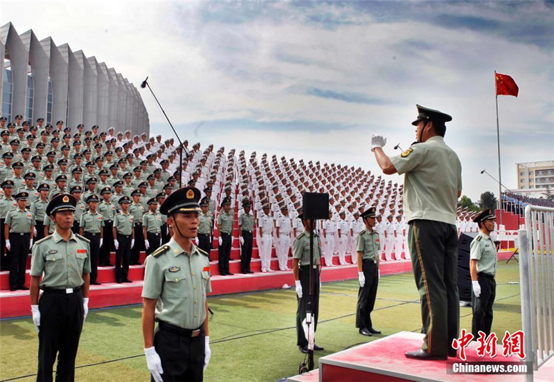 组图:揭秘胜利日大阅兵首个进场的方队