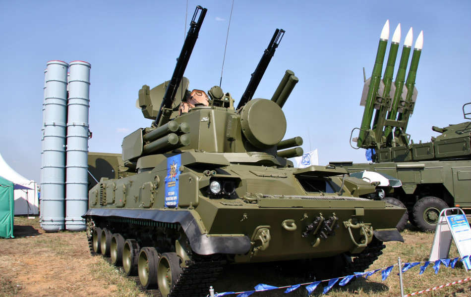 俄罗斯&ldquo;通古斯卡&rdquo;弹炮合一防空系统