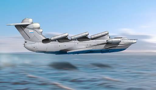 俄重启里海怪物地效飞行器研发 有望出口(图