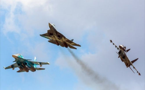 T50战机亮相莫斯科航展