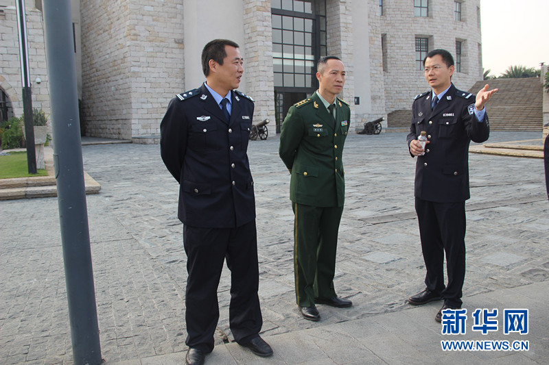 广东汕尾边检站组织16名人员赴南沙边检站、