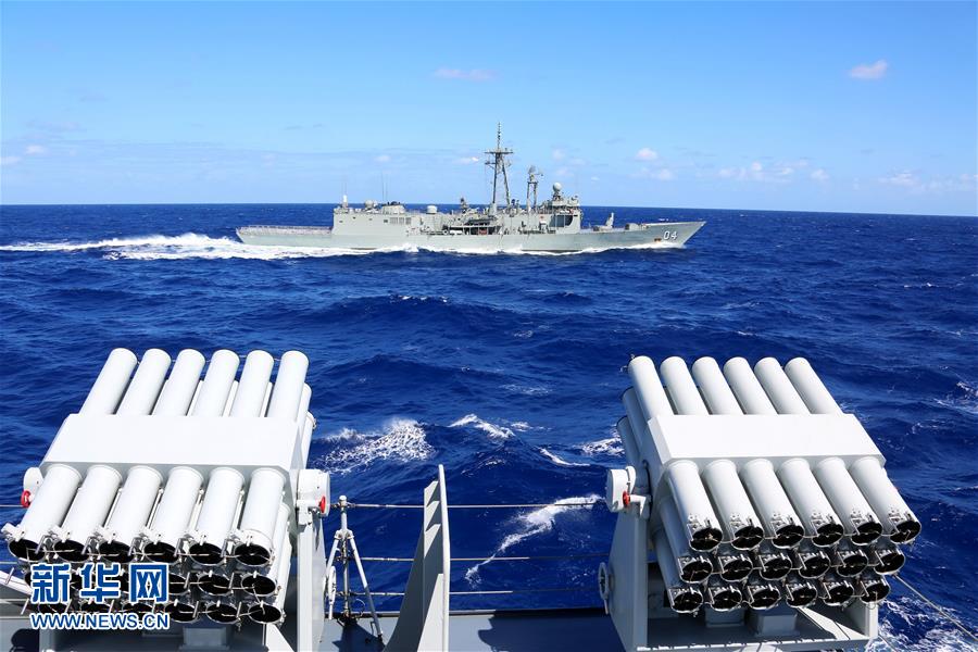 高清:中澳海军在南太平洋举行联合演练【5】