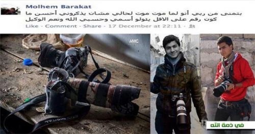 巴拉卡特和他的摄像机。