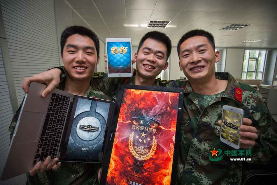 【征兵季】手机高清壁纸:武警部队的来了