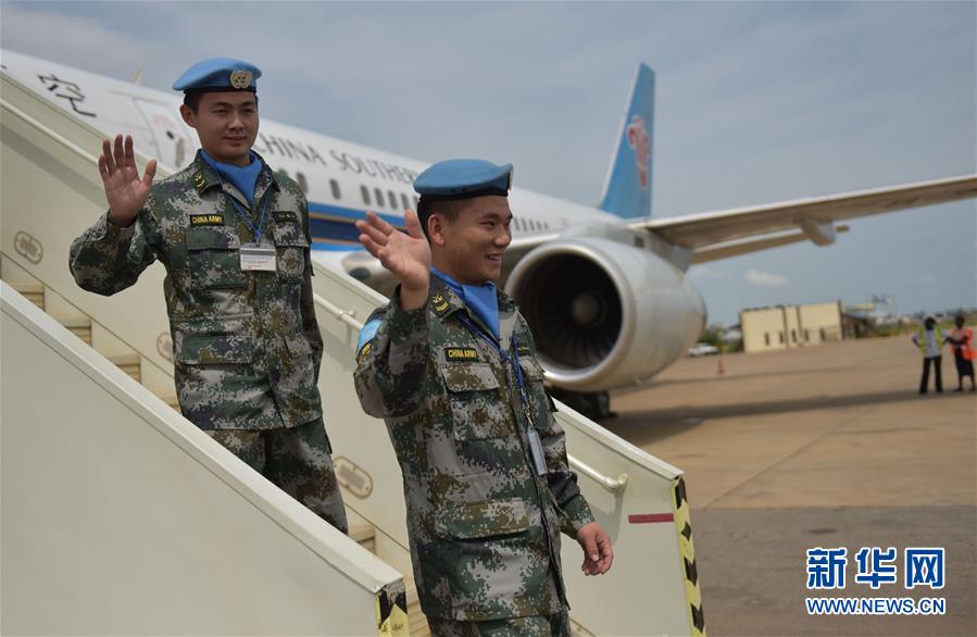 (国际)(2)中国驻南苏丹维和步兵营受伤战士姚道祥、吴乐重返战位