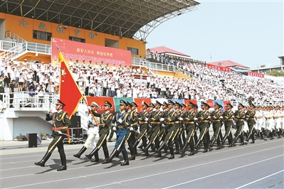 北京市开展2017年国防教育暨征兵宣传进校园