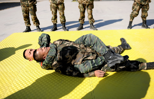 春回大地,北京武警掀起练兵大热潮