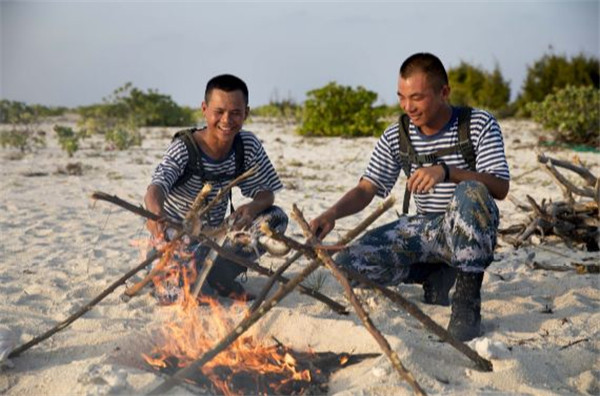 走进海军西沙中建岛官兵的五彩世界
