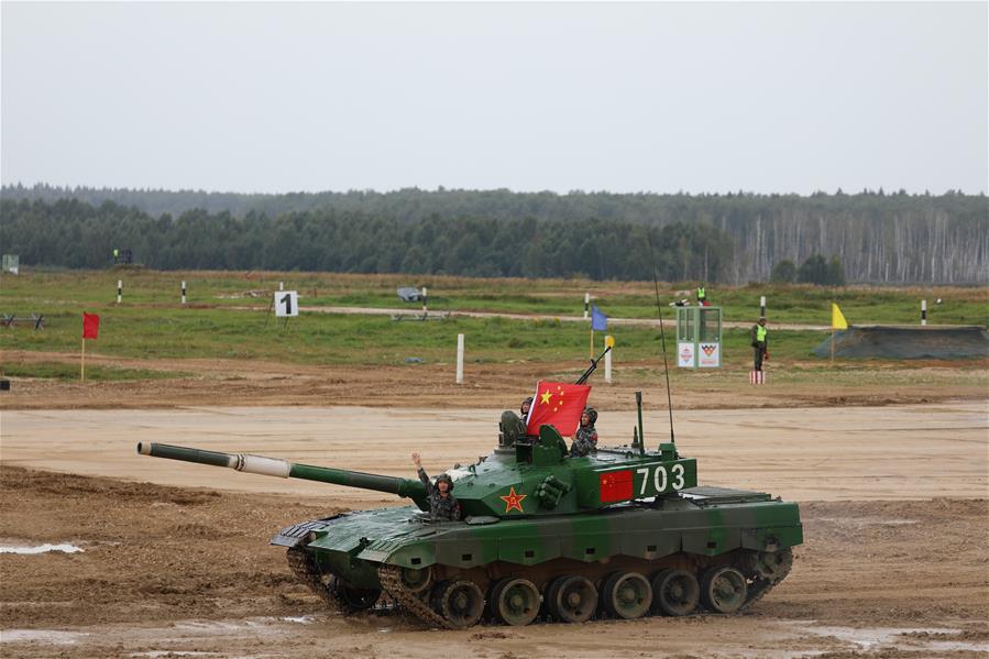 （国际·图文互动）（5）“国际军事比赛-2020”“坦克两项”项目单车赛收官　中国队晋级半决赛