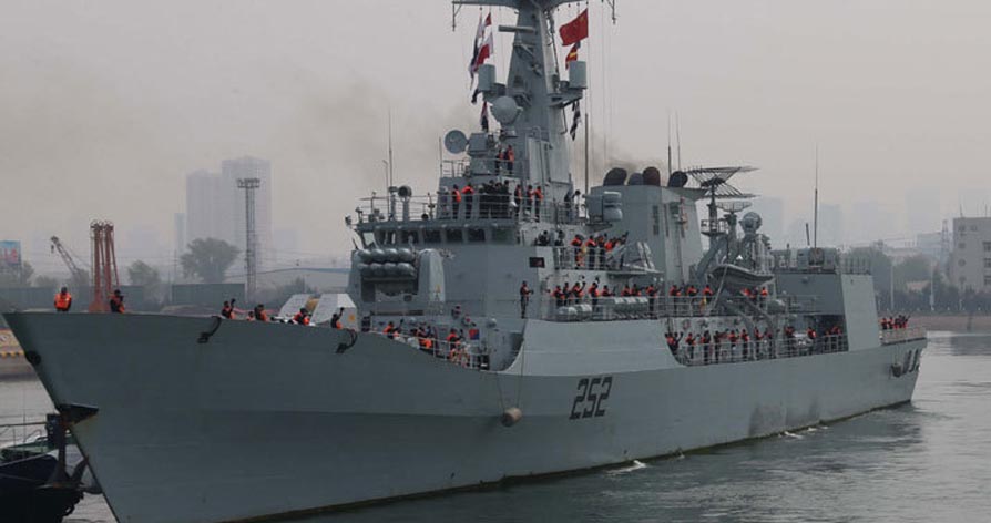 “海上合作—2014”中外参演兵力集结完毕