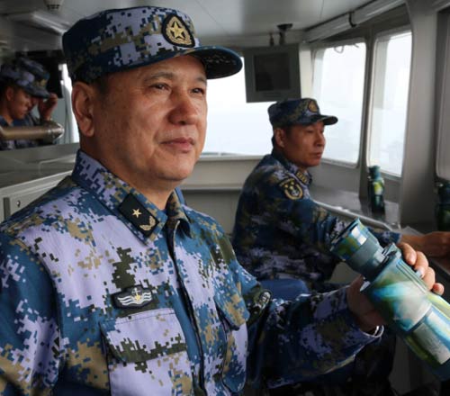 多国联合编队青岛海域举行演习