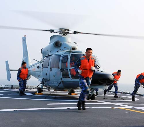 “海上合作-2014”多国海上联合演习在青岛举行