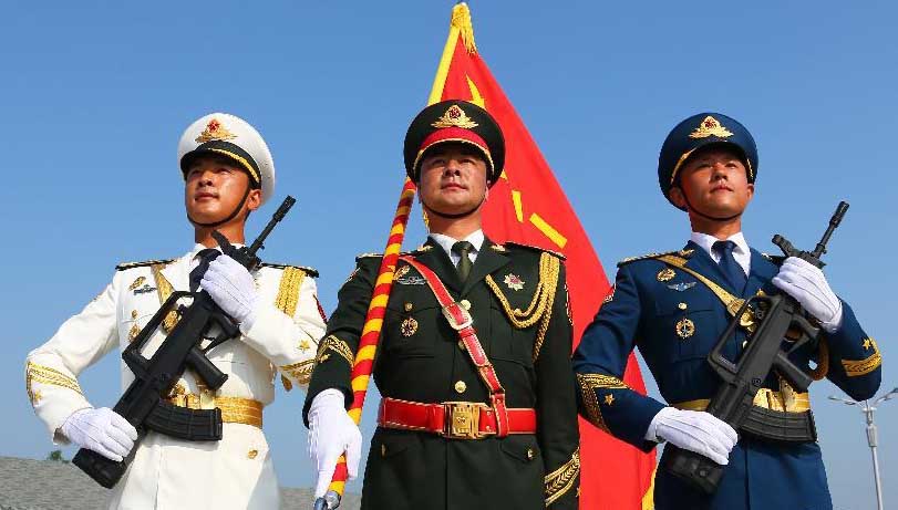 走进胜利日阅兵徒步方队