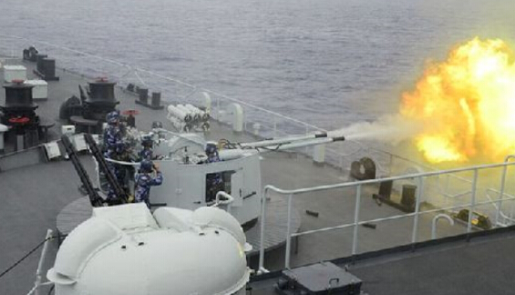 Chinese navy vessel conducts live-fire training in Middle Pacific
