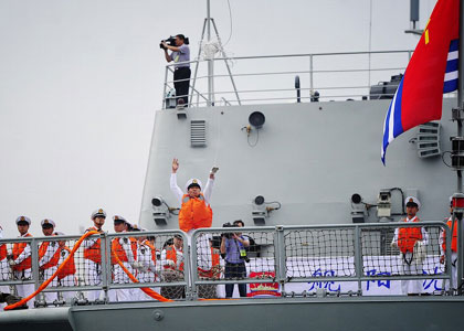 高清组图：俄罗斯人镜头下的中国海军