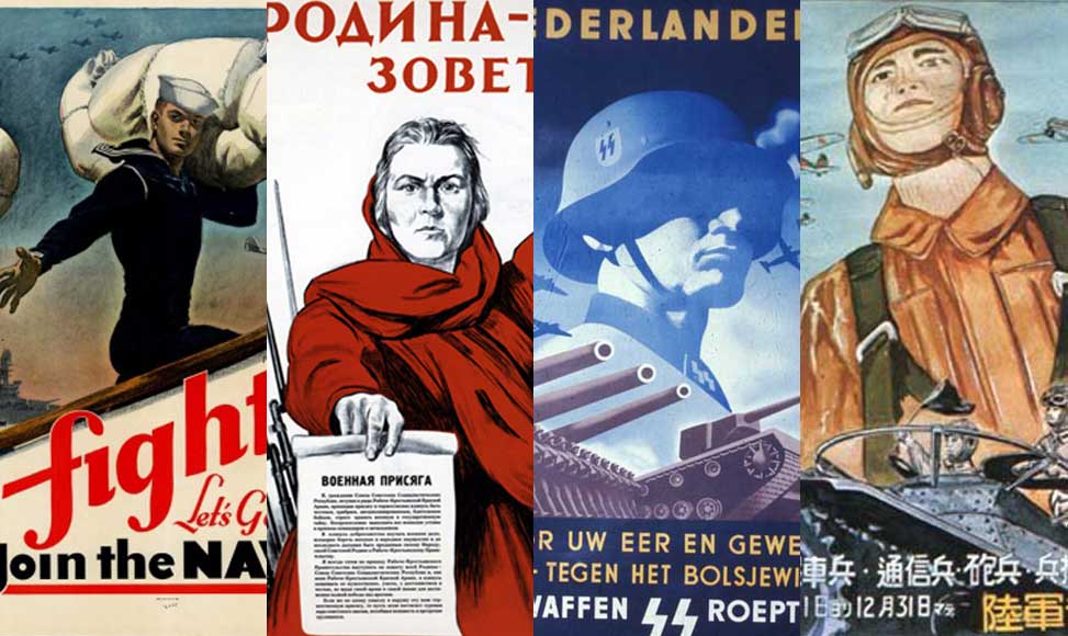 盘点世界各国各个时期的征兵海报