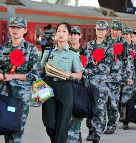 宁夏入伍新兵启程