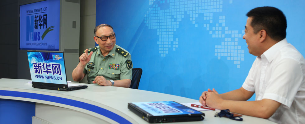 李崇银院士做客新华网